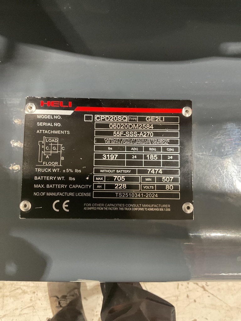 HELI CPD20SQ-GE2LI 06020DM2584