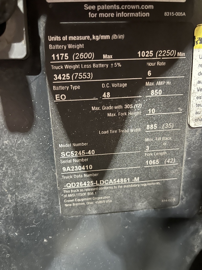 CROWN SC5245-40 9A230410