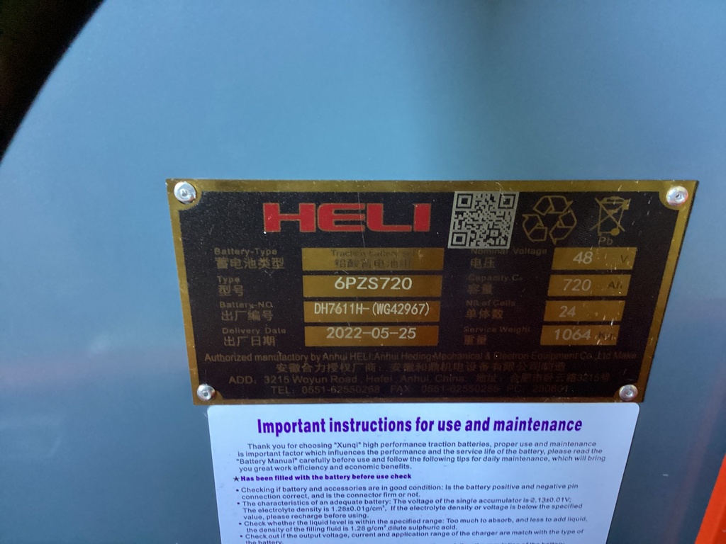 L-1828 - 2023 HELI 4000LBS
