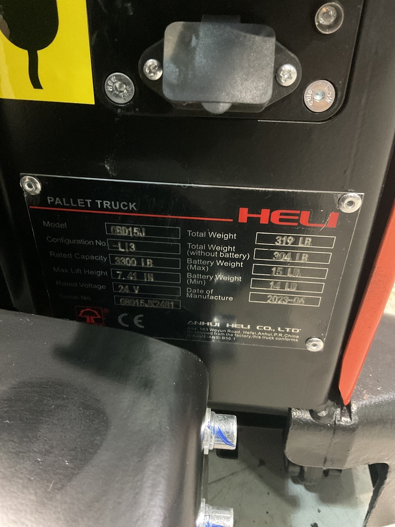 L-2175 - 2023 HELI 3300LBS