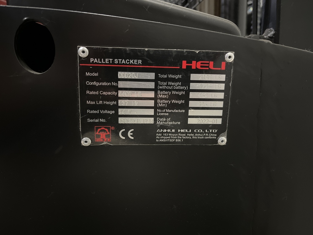 HELI CDD20J 08020JL3934