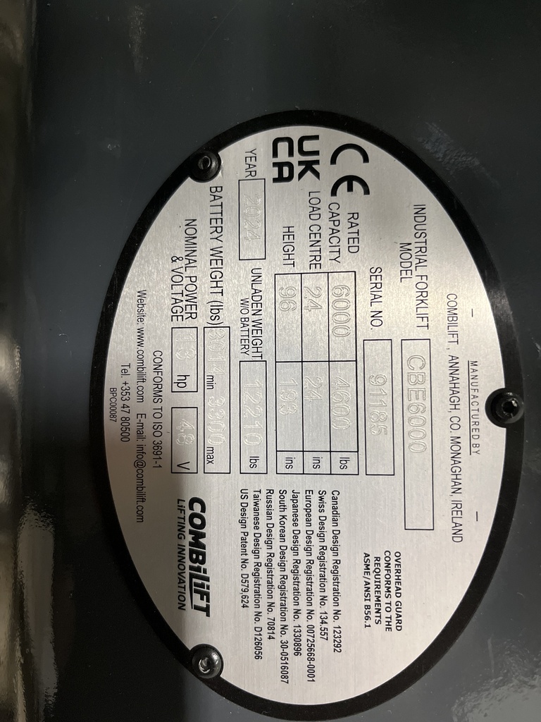 COMBILIFT CBE6000 91185