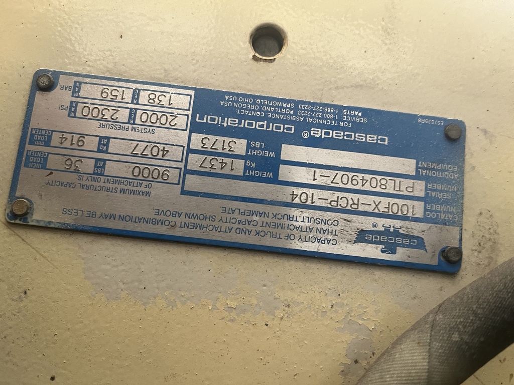 CASCADE 100FX-RCP-104 PTL 804907-1